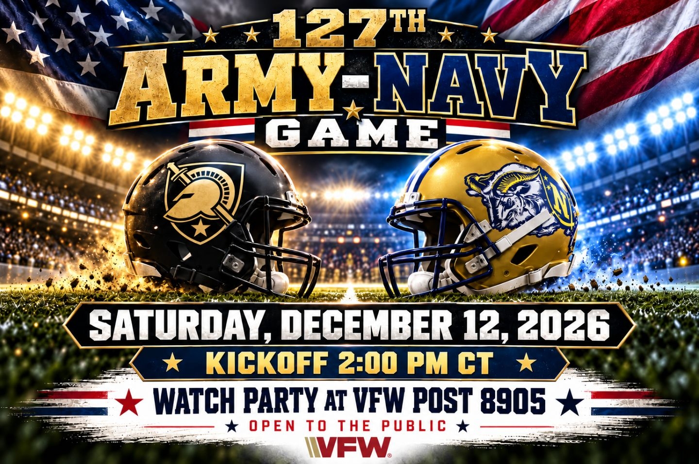 127th Army-Navy Game Watch Party at VFW Post 8905
